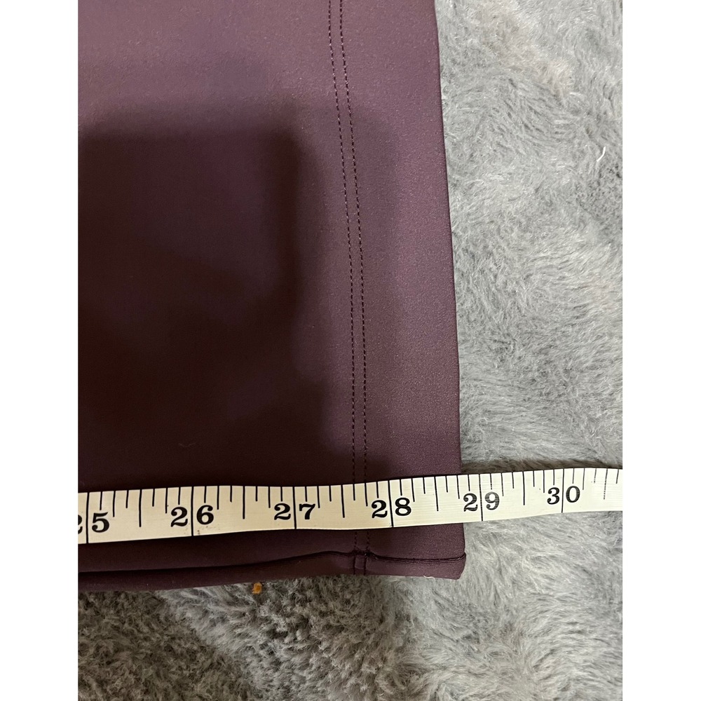 Halara High Waisted Wide Leg Dress Pants Plum Purple Size L Regular NWT - Picture 6 of 9